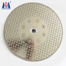 star shape electroplated diamond saw blade for marble cutting and beveling